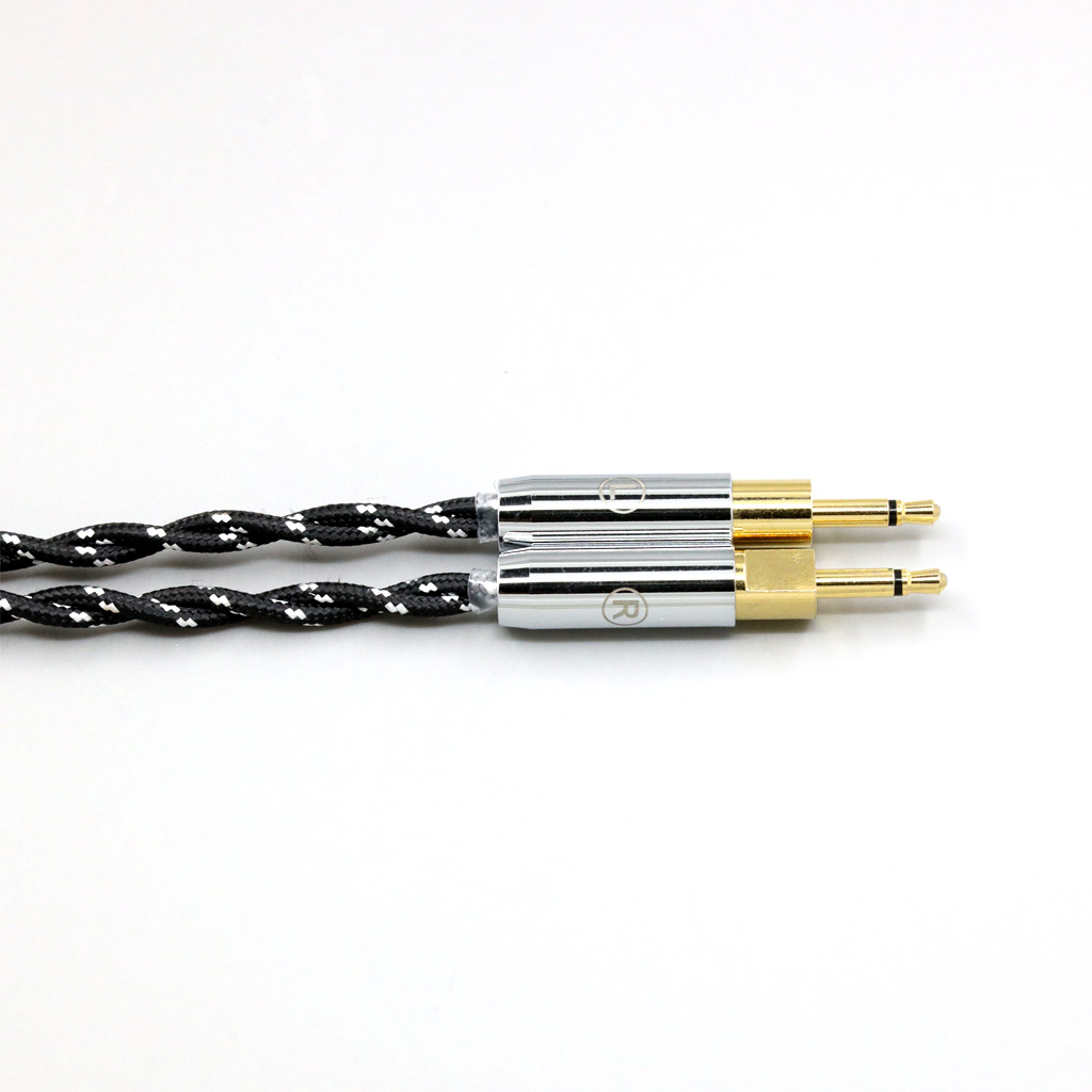 OCC Mixed OFC Twisting Nylon Earphone Cable For Sennheiser HD700 Headset 2.5mm pin Headphone