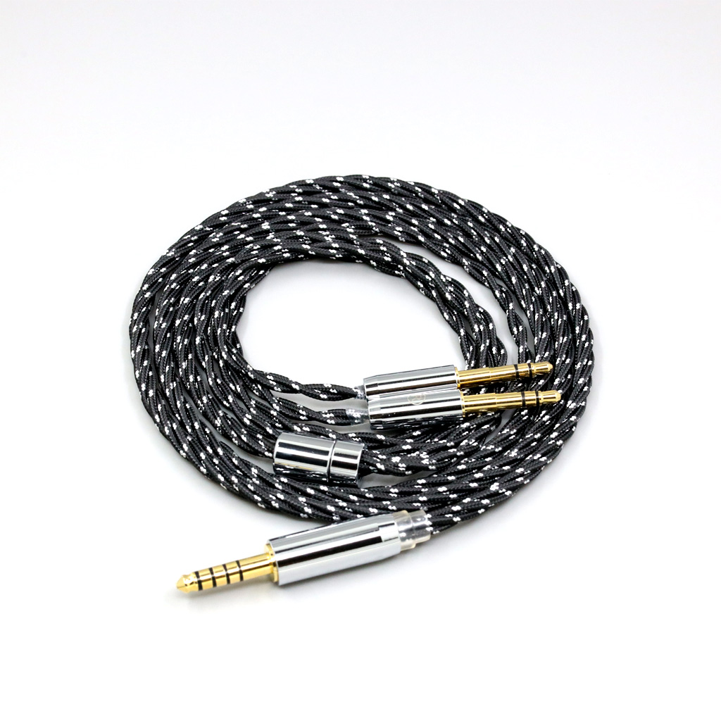 OCC Mixed OFC Twisting Nylon Earphone Cable For Final Audio D8000 AFDS pro Design Pandora Hope vi Yamaha YH-5000SE