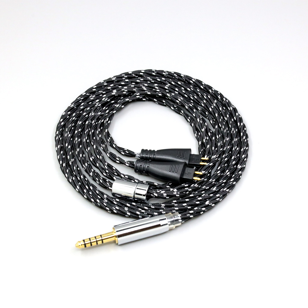 OCC Mixed OFC Twisting Nylon Earphone Cable For FOSTEX TH900 TH1000RP TH1100RP TH-909 TR-X00 TH-600 MK2 Headphone