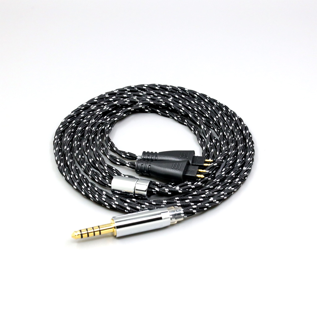 OCC Mixed OFC Twisting Nylon Earphone Cable For FOSTEX TH900 TH1000RP TH1100RP TH-909 TR-X00 TH-600 MK2 Headphone