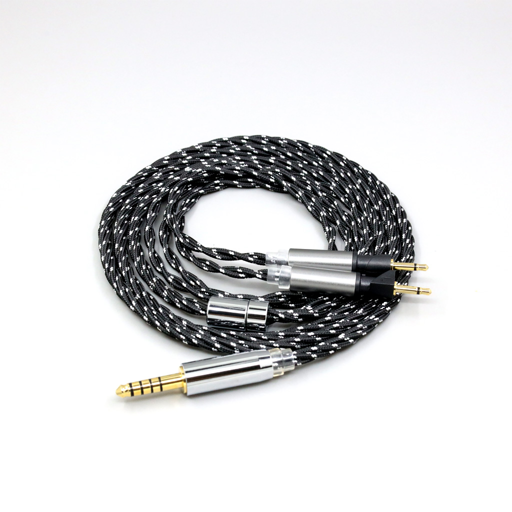 OCC Mixed OFC Twisting Nylon Earphone Cable For Abyss Diana v2 phi TC X1226lite 1:1 headphone pin