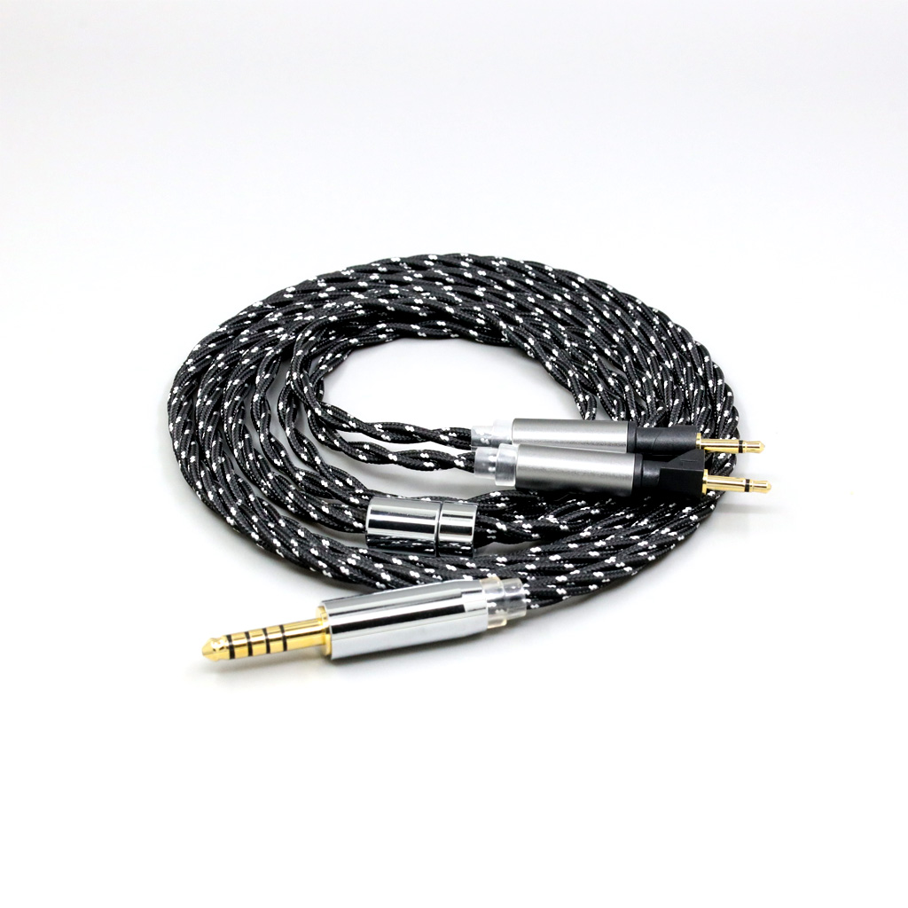 OCC Mixed OFC Twisting Nylon Earphone Cable For Abyss Diana v2 phi TC X1226lite 1:1 headphone pin