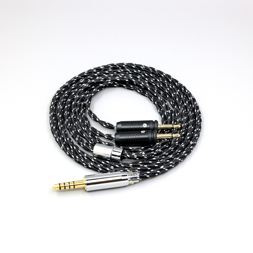 OCC Mixed OFC Twisting Nylon Earphone Cable For Focal Clear Elear Elex Elegia Stellia Celestee radiance Headphone