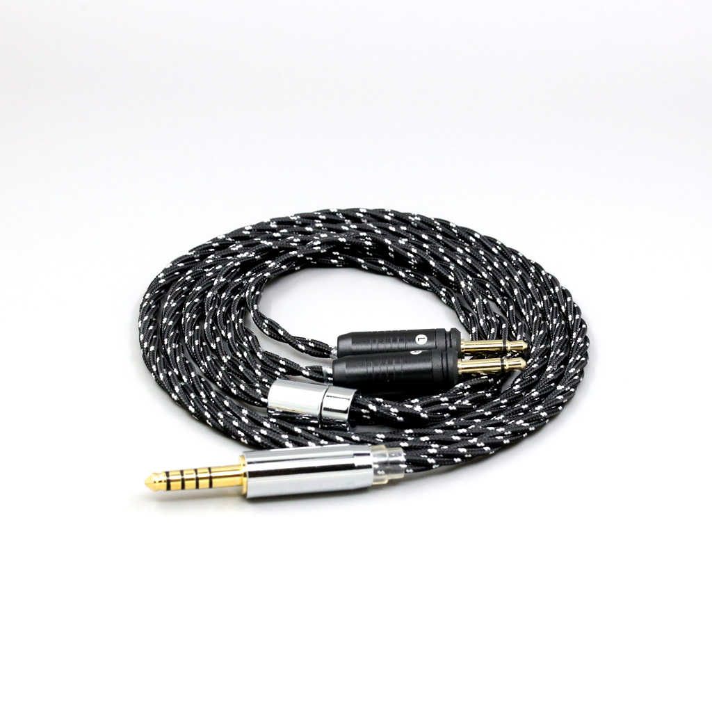 OCC Mixed OFC Twisting Nylon Earphone Cable For Focal Clear Elear Elex Elegia Stellia Celestee radiance Headphone