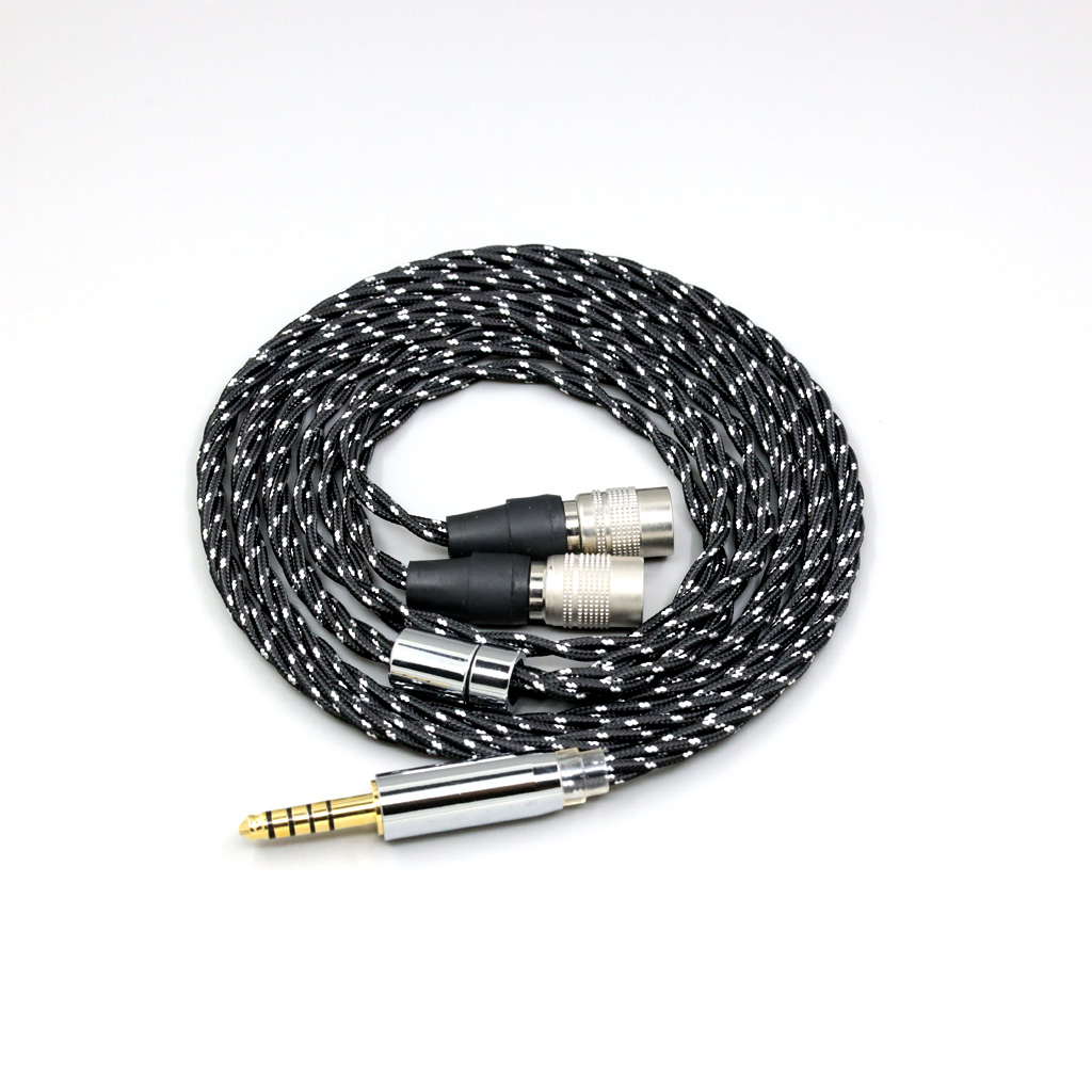 OCC Mixed OFC Twisting Nylon Earphone Cable  For Mr Speakers Alpha Dog Ether C Flow Mad Dog AEON Headphone