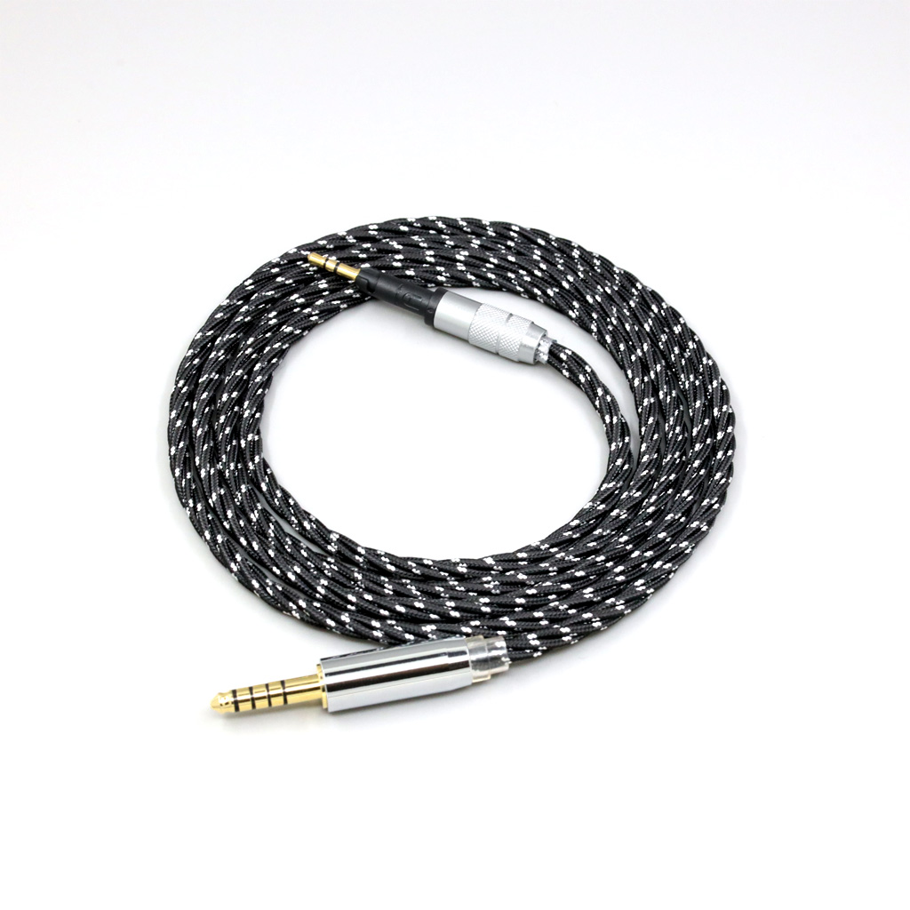 OCC Mixed OFC Twisting Nylon Earphone Cable For Sennheiser HD6 HD7 HD8 MIX DJ HD595