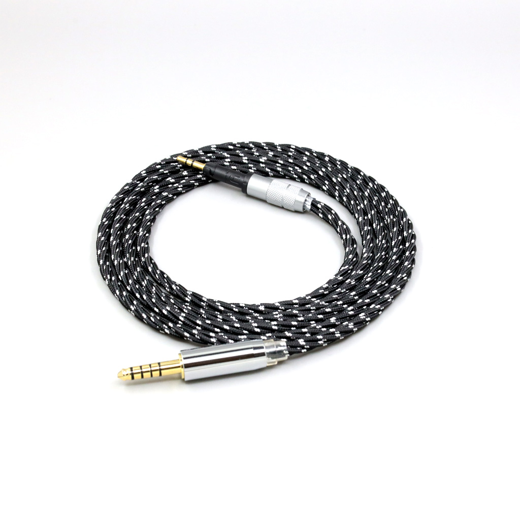 OCC Mixed OFC Twisting Nylon Earphone Cable For Sennheiser HD6 HD7 HD8 MIX DJ HD595