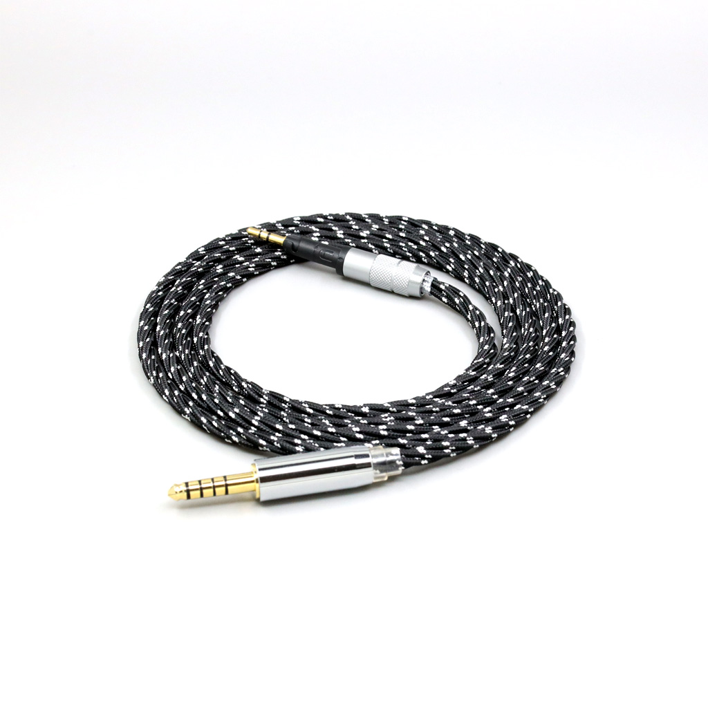 OCC Mixed OFC Twisting Nylon Earphone Cable For Sennheiser HD6 HD7 HD8 MIX DJ HD595