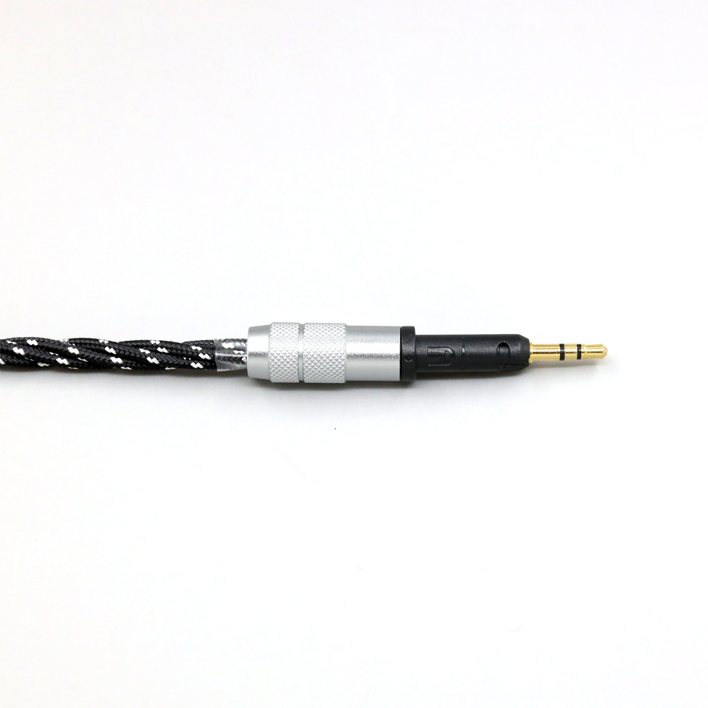 OCC Mixed OFC Twisting Nylon Earphone Cable For Sennheiser HD6 HD7 HD8 MIX DJ HD595