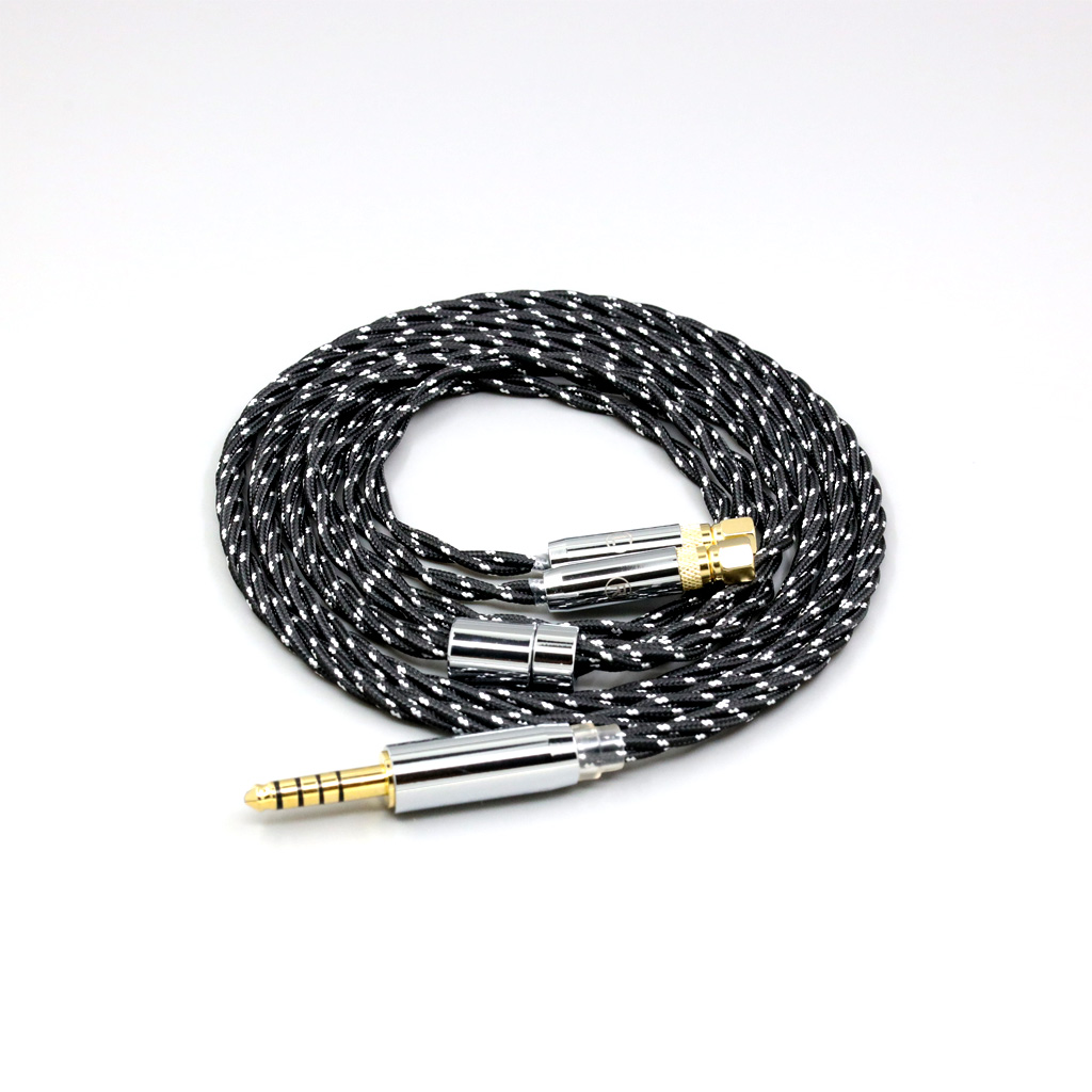 OCC Mixed OFC Twisting Nylon Earphone Cable For HiFiMan HE400 HE5 HE6 HE300 HE4 HE500 HE6 Headphone