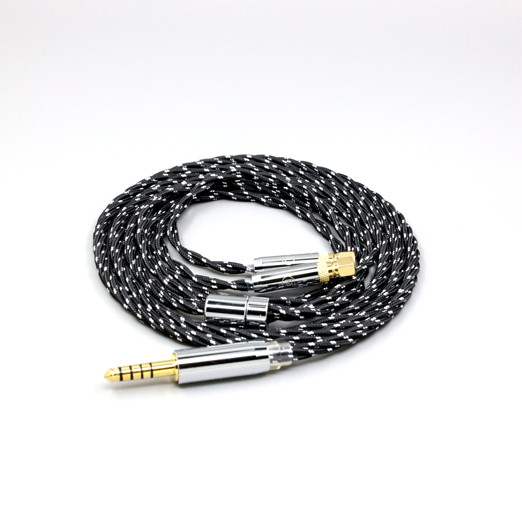 OCC Mixed OFC Twisting Nylon Earphone Cable For HiFiMan HE400 HE5 HE6 HE300 HE4 HE500 HE6 Headphone