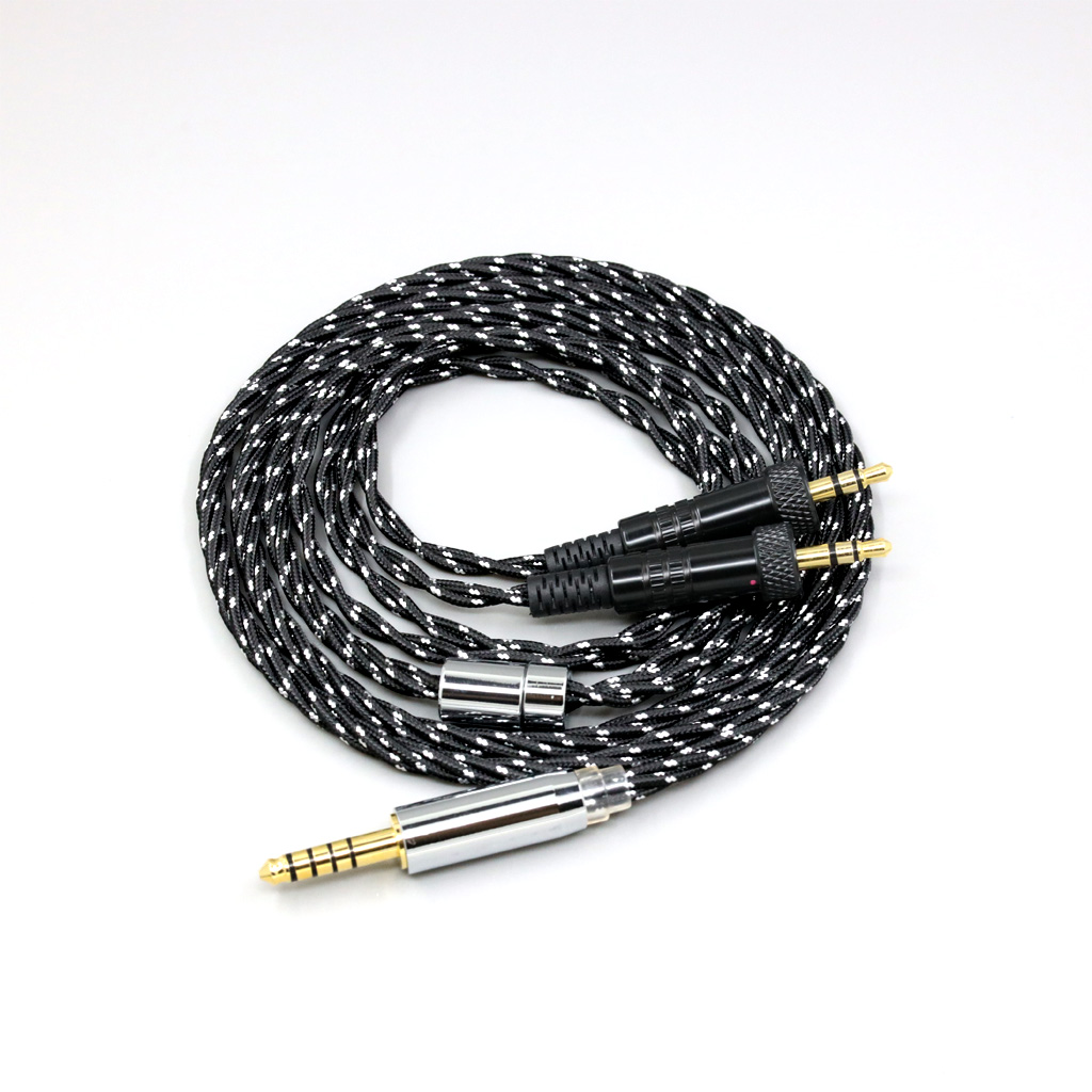 OCC Mixed OFC Twisting Nylon Earphone Cable For Sony MDR-Z1R MDR-Z7 MDR-Z7M2 With Screw To Fix Headphone
