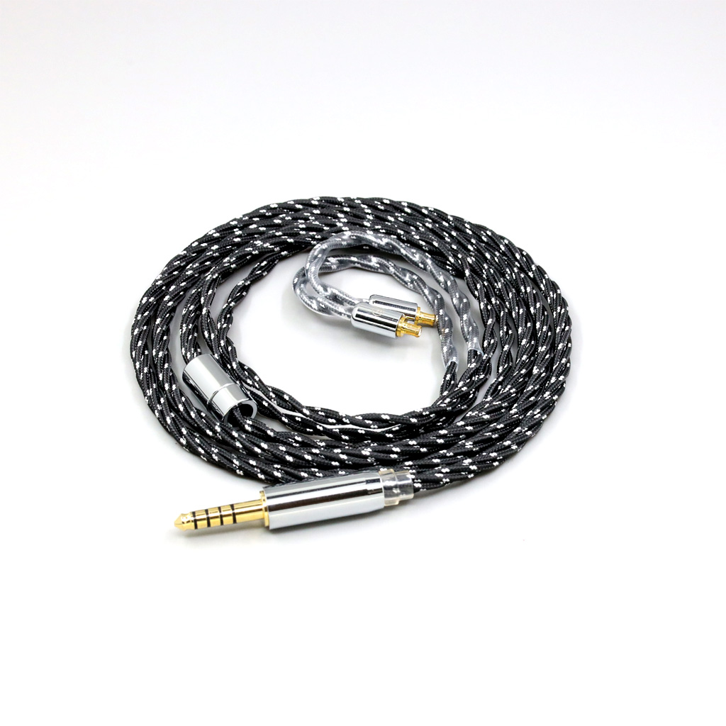 OCC Mixed OFC Twisting Nylon Earphone Cable For Audio Technica ATH-CKR100 CKR90 CKS1100 CKR100IS CKS1100IS