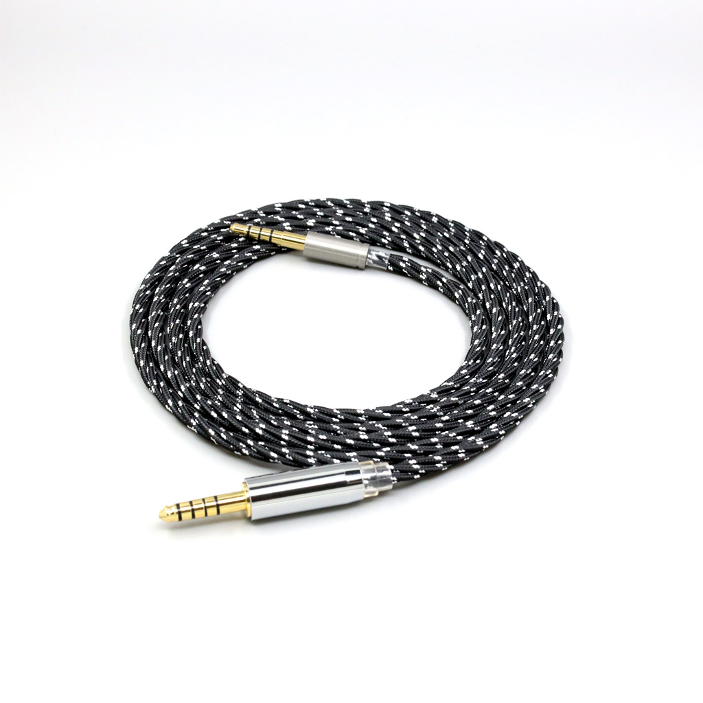 OCC Mixed OFC Twisting Nylon Earphone Cable For Denon AH-mm400 mm300 mm200 Beats solo2 solo3 headphone