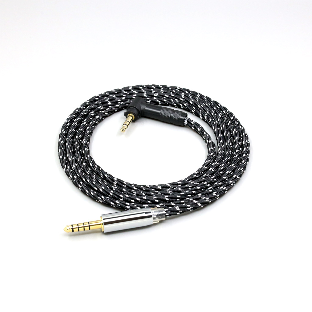OCC Mixed OFC Twisting Nylon Earphone Cable For Fostex T50RP Mk3 T40RP Mk2 T20RP Mk2 Dekoni Audio Headphone