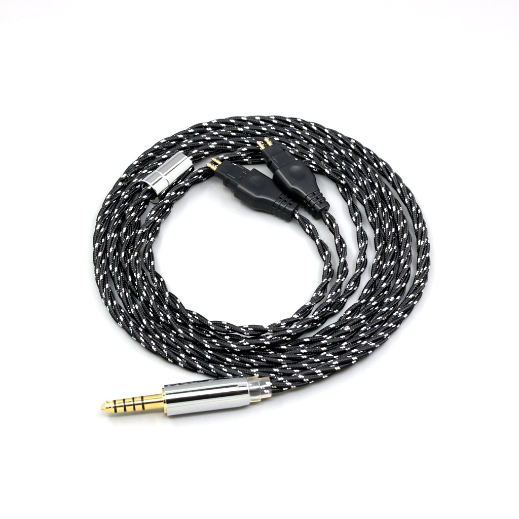 OCC Mixed OFC Twisting Nylon Earphone Cable For Sennheiser HD580 HD600 HD650 HDxxx HD660S HD58x HD6xx Headphone