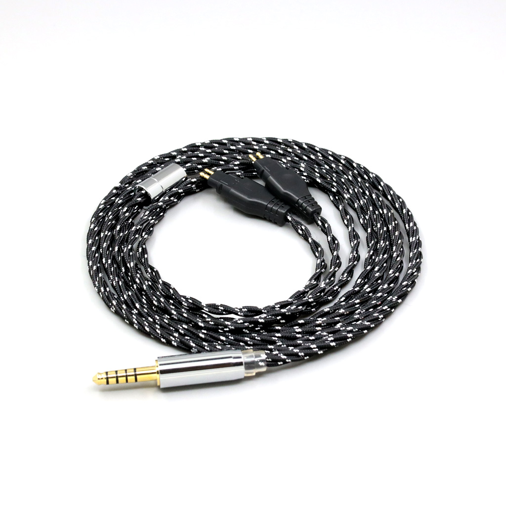 OCC Mixed OFC Twisting Nylon Earphone Cable For Sennheiser HD580 HD600 HD650 HDxxx HD660S HD58x HD6xx Headphone
