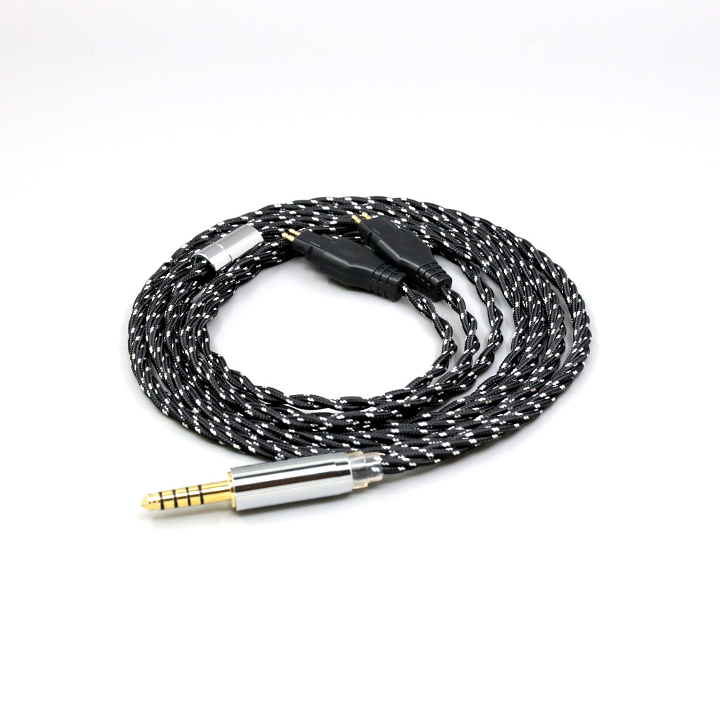 OCC Mixed OFC Twisting Nylon Earphone Cable For Sennheiser HD580 HD600 HD650 HDxxx HD660S HD58x HD6xx Headphone