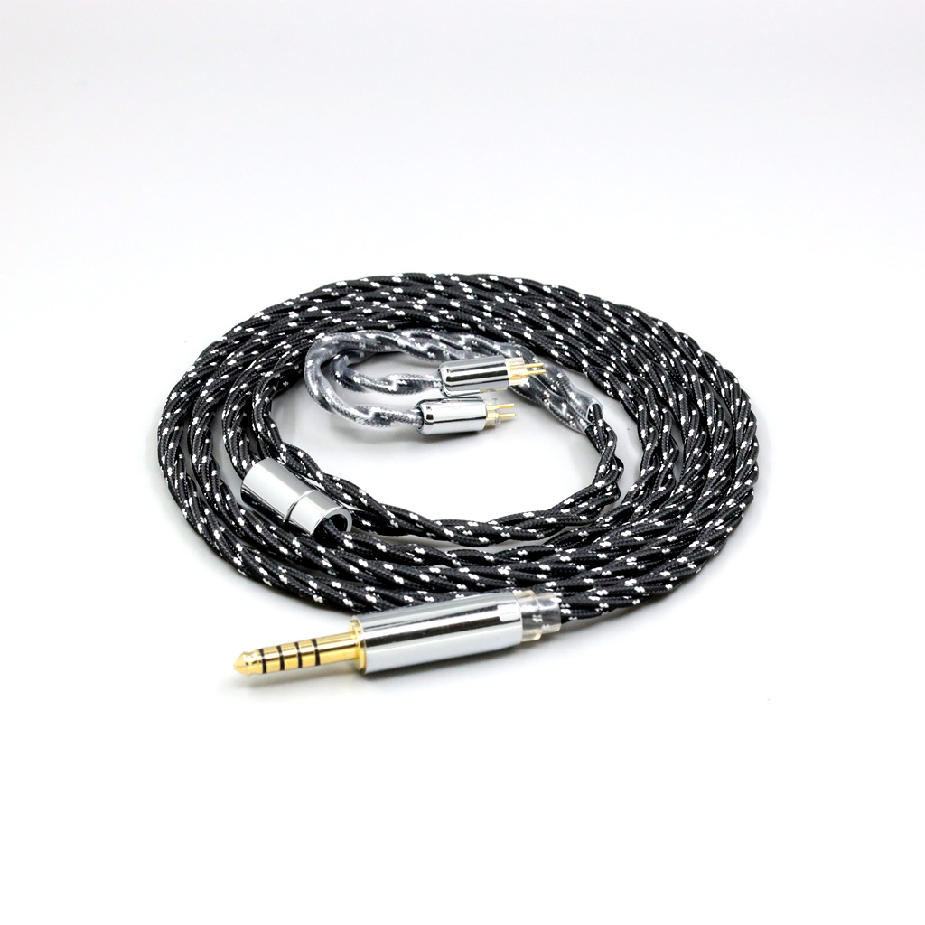 OCC Mixed OFC Twisting Nylon Earphone Cable For 0.78mm 2pin IEM BA Westone W4r UM3X UM3RC JH13 High Step