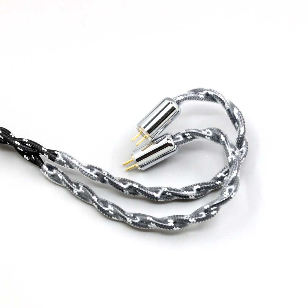 OCC Mixed OFC Twisting Nylon Earphone Cable For IEM 0.78mm Flat Step JH Audio JH16 Pro JH11 Pro 5 6 7 2pin