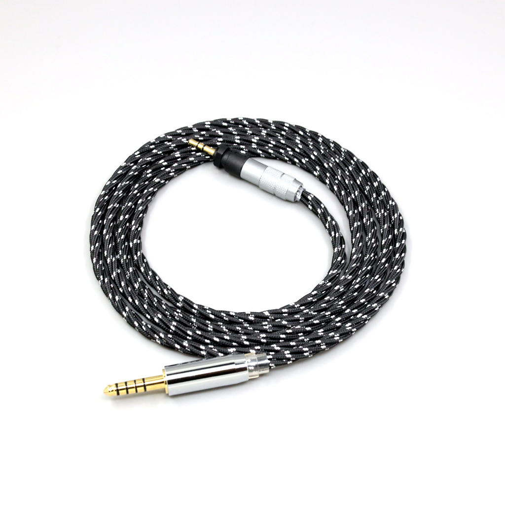 OCC Mixed OFC Twisting Nylon Earphone Cable For Shure SRH840 SRH940 SRH440 SRH750DJ Philips SHP9000 SHP8900 Headphone