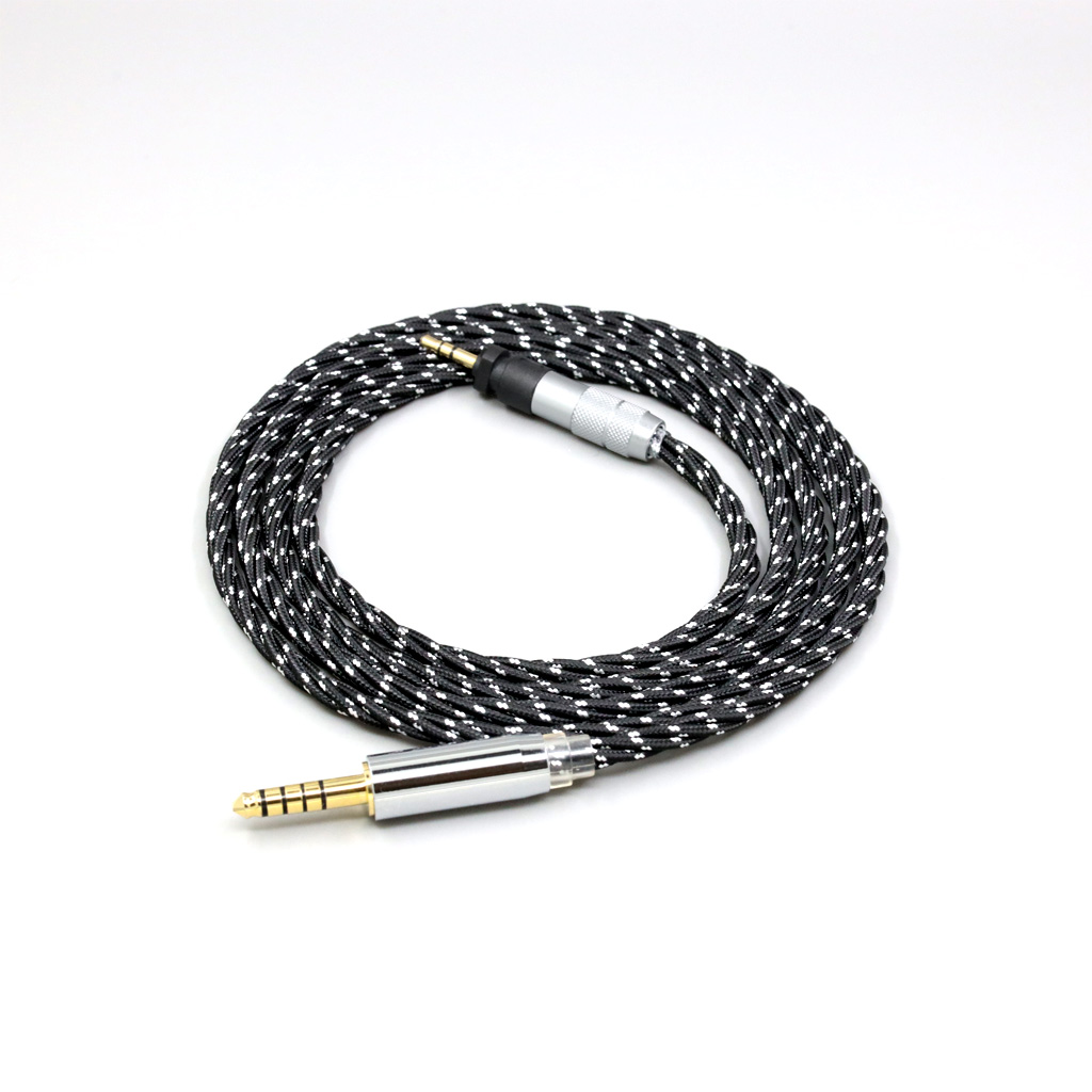 OCC Mixed OFC Twisting Nylon Earphone Cable For Shure SRH840 SRH940 SRH440 SRH750DJ Philips SHP9000 SHP8900 Headphone