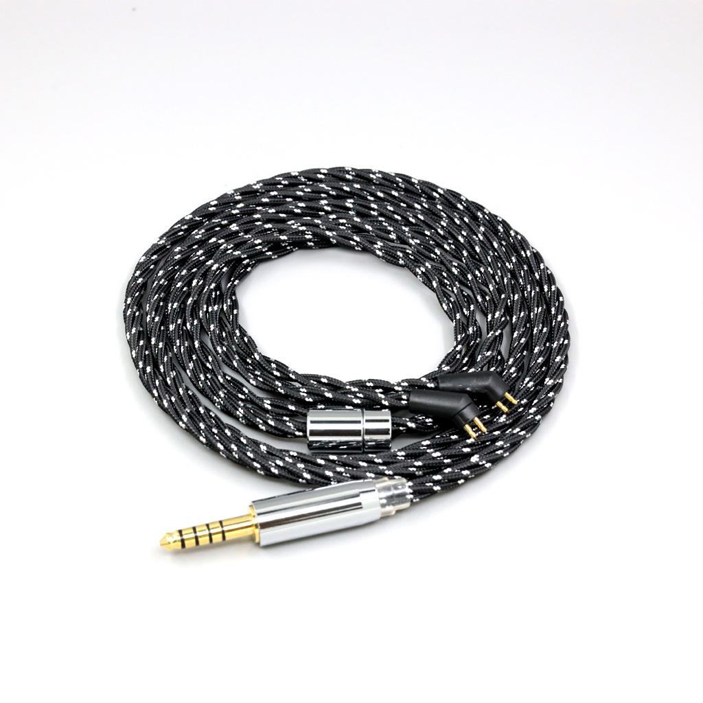 OCC Mixed OFC Twisting Nylon Earphone Cable For Etymotic ER4B ER4PT ER4S ER6I ER4 2pin