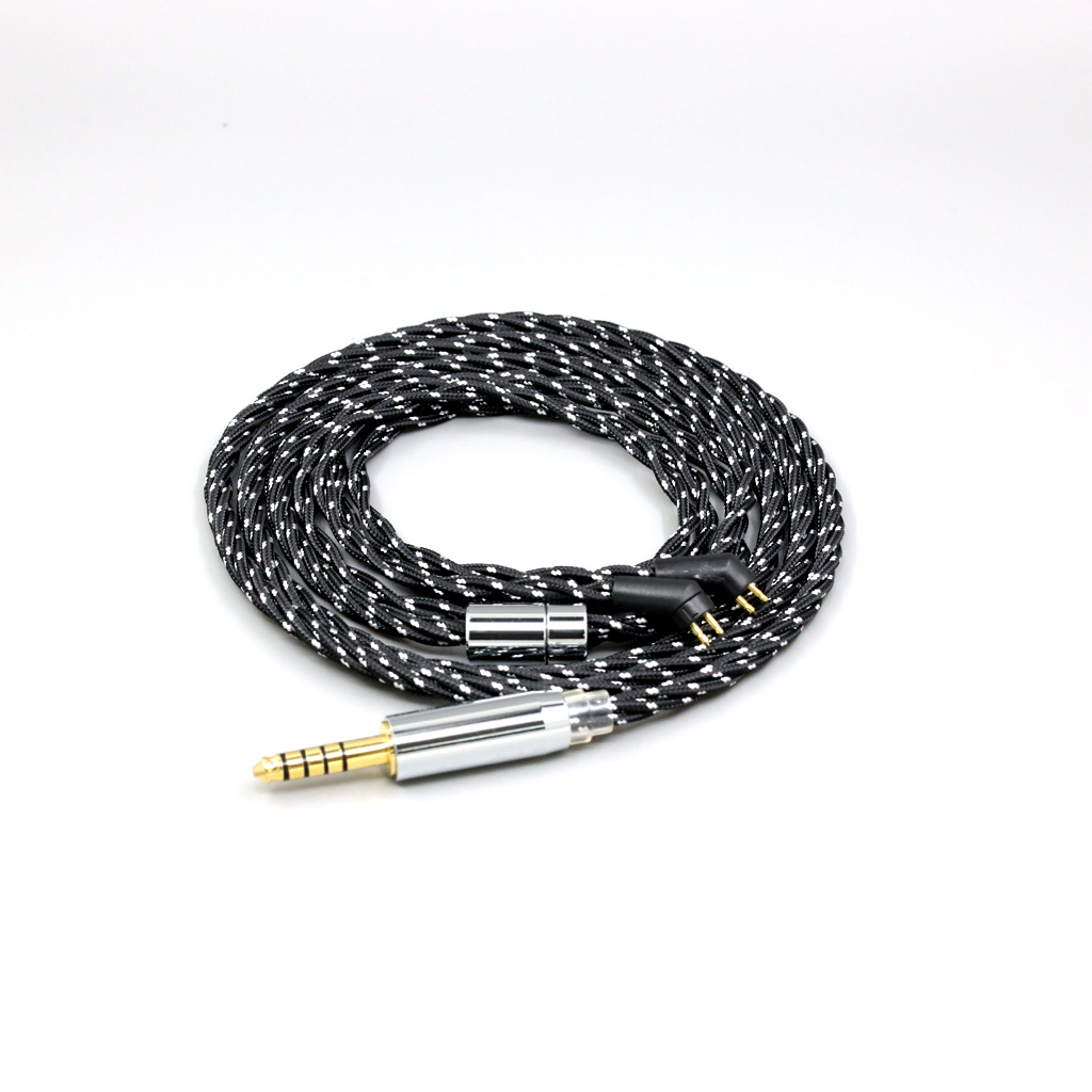 OCC Mixed OFC Twisting Nylon Earphone Cable For Etymotic ER4B ER4PT ER4S ER6I ER4 2pin
