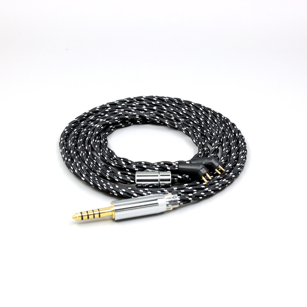 OCC Mixed OFC Twisting Nylon Earphone Cable For Etymotic ER4B ER4PT ER4S ER6I ER4 2pin