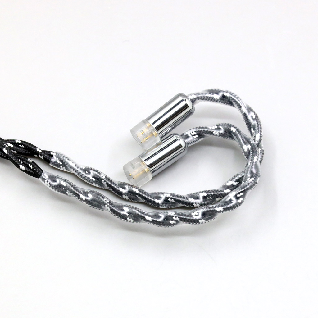 OCC Mixed OFC Twisting Nylon Earphone Cable For Sennheiser IE8 IE8i IE80 IE80s Metal Pin