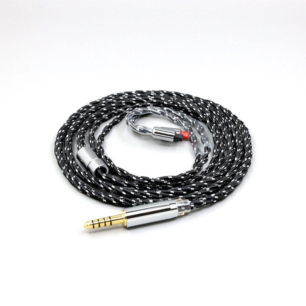 OCC Mixed OFC Twisting Nylon Earphone Cable for Audio-Technica ATH-IM50 IM70 IM01 IM02 IM03 IM04