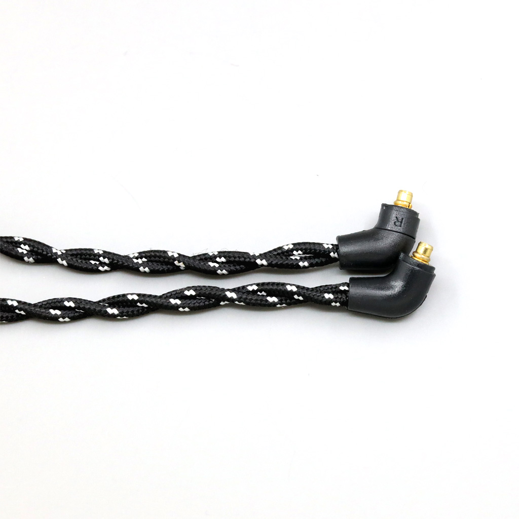 OCC Mixed OFC Twisting Nylon Earphone Cable For Etymotic ER4SR ER4XR ER3XR ER3SE ER2XR ER2SE