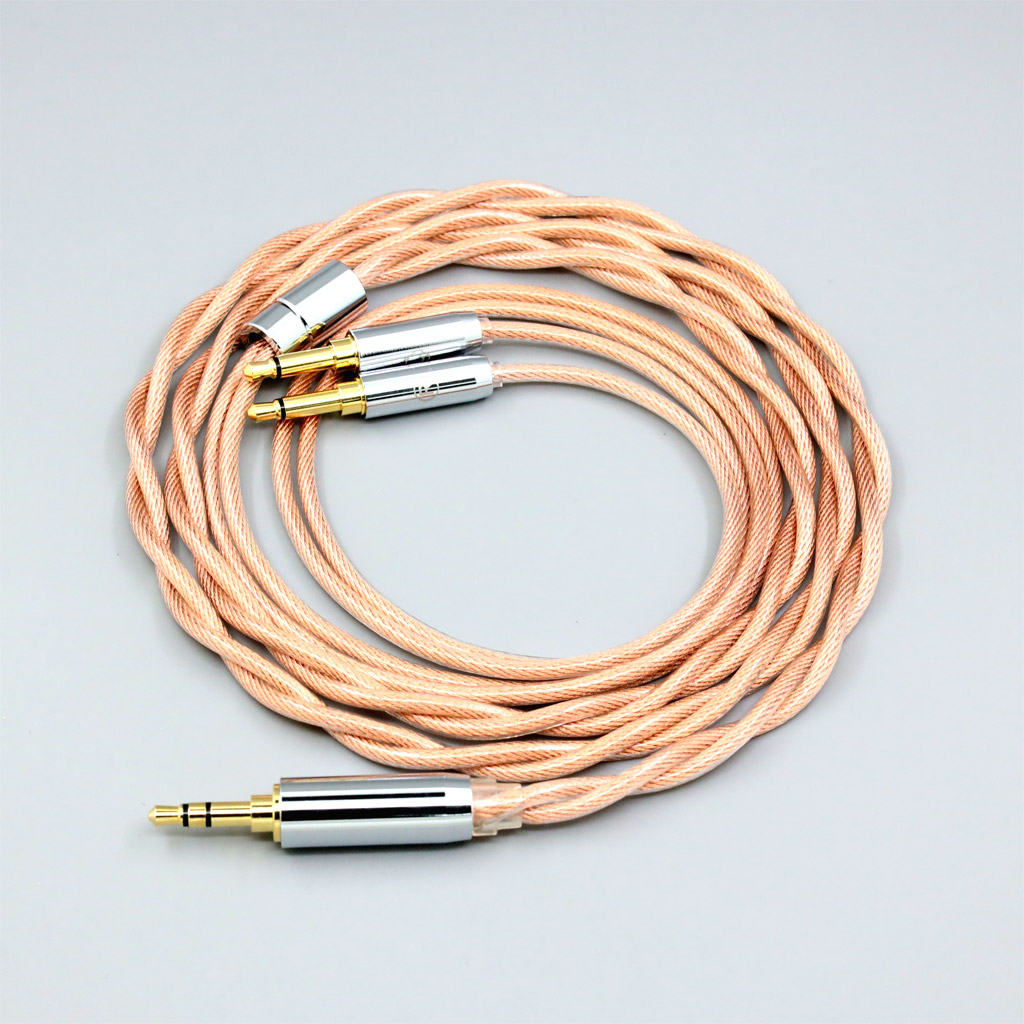Type6 756 core Shielding 7n Litz OCC Earphone Cable For Hifiman Sundara Ananda HE1000se HE6se DEVA he400se Arya He-3 XS