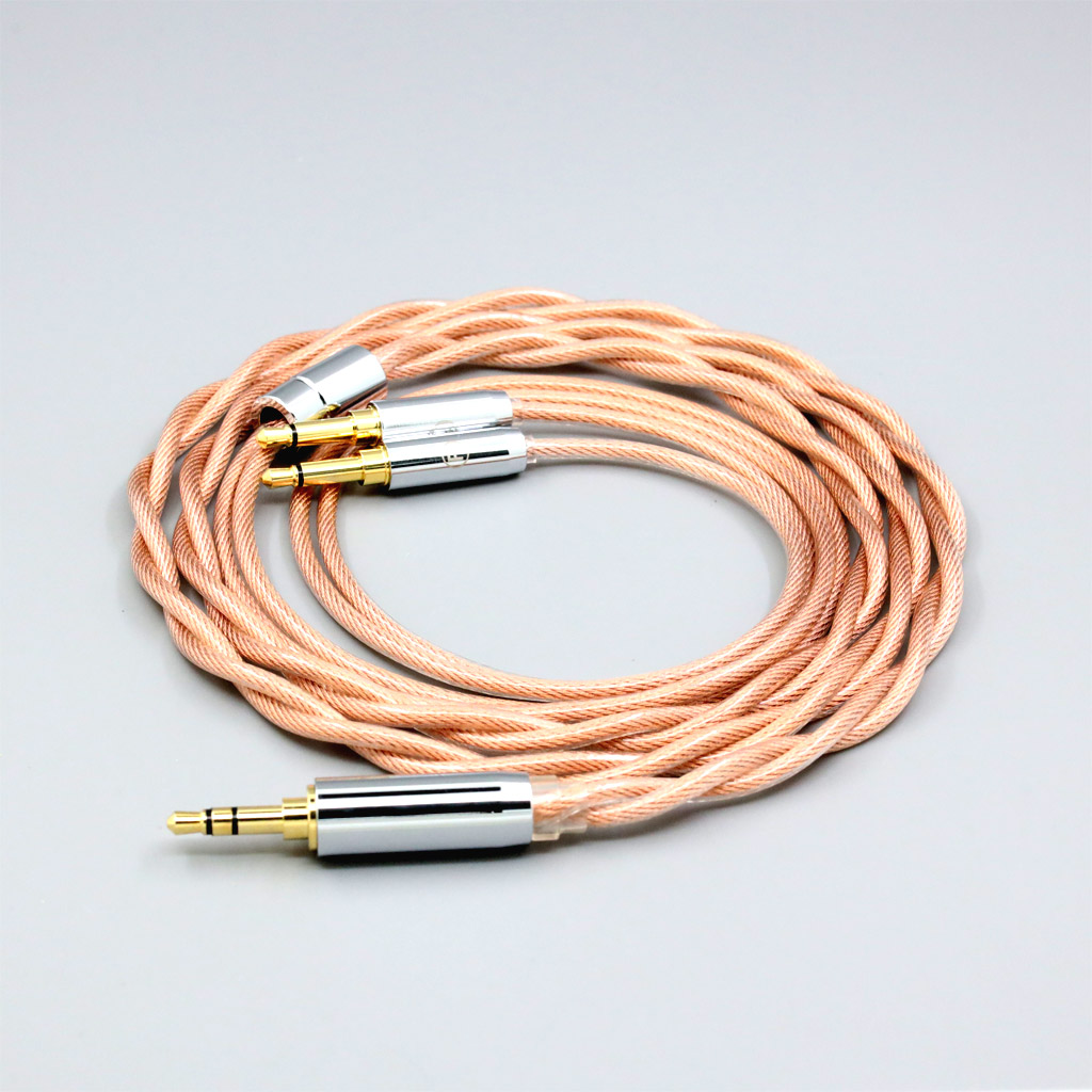 Type6 756 core Shielding 7n Litz OCC Earphone Cable For Hifiman Sundara Ananda HE1000se HE6se DEVA he400se Arya He-3 XS
