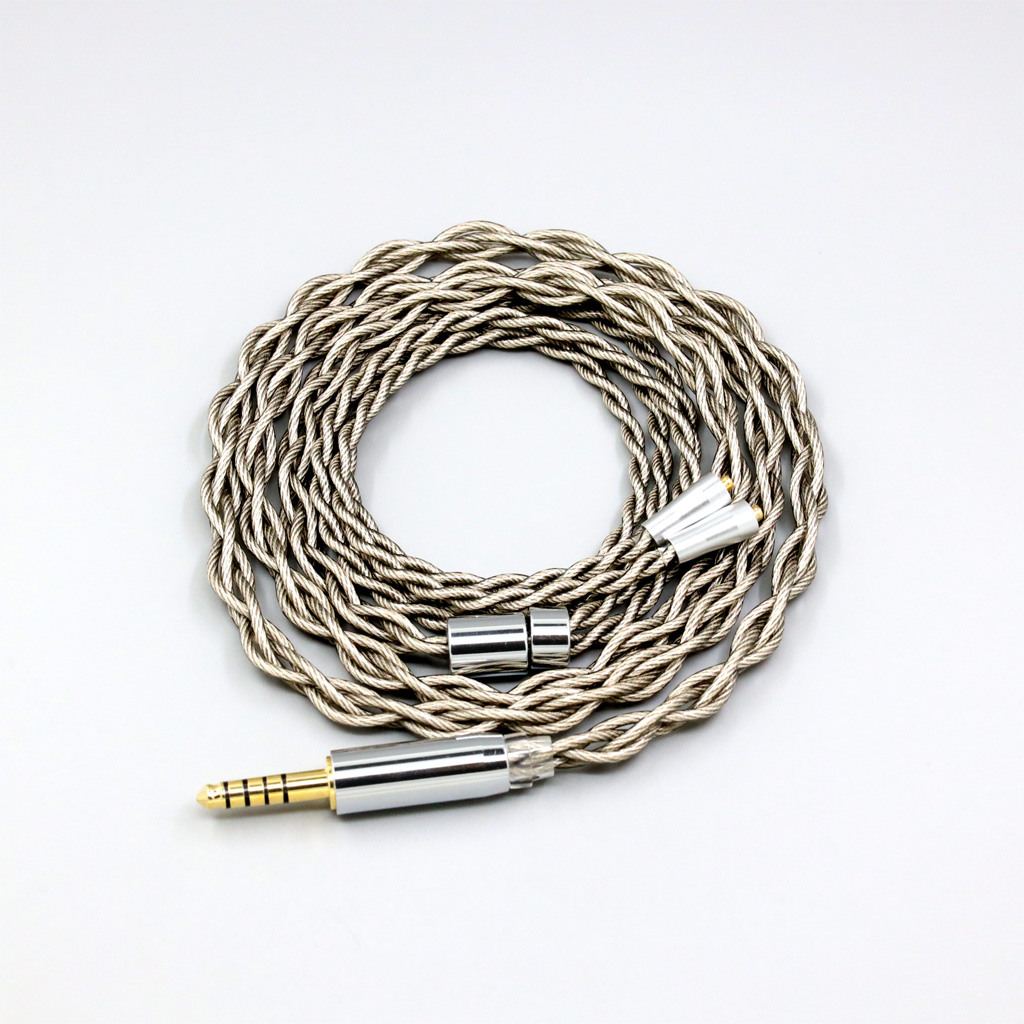 99% Pure Silver + Graphene Silver Plated Shield Earphone Cable For Westone W40 W50 W60 UM10 UM20 UM30 UM40 UM50 Pro 