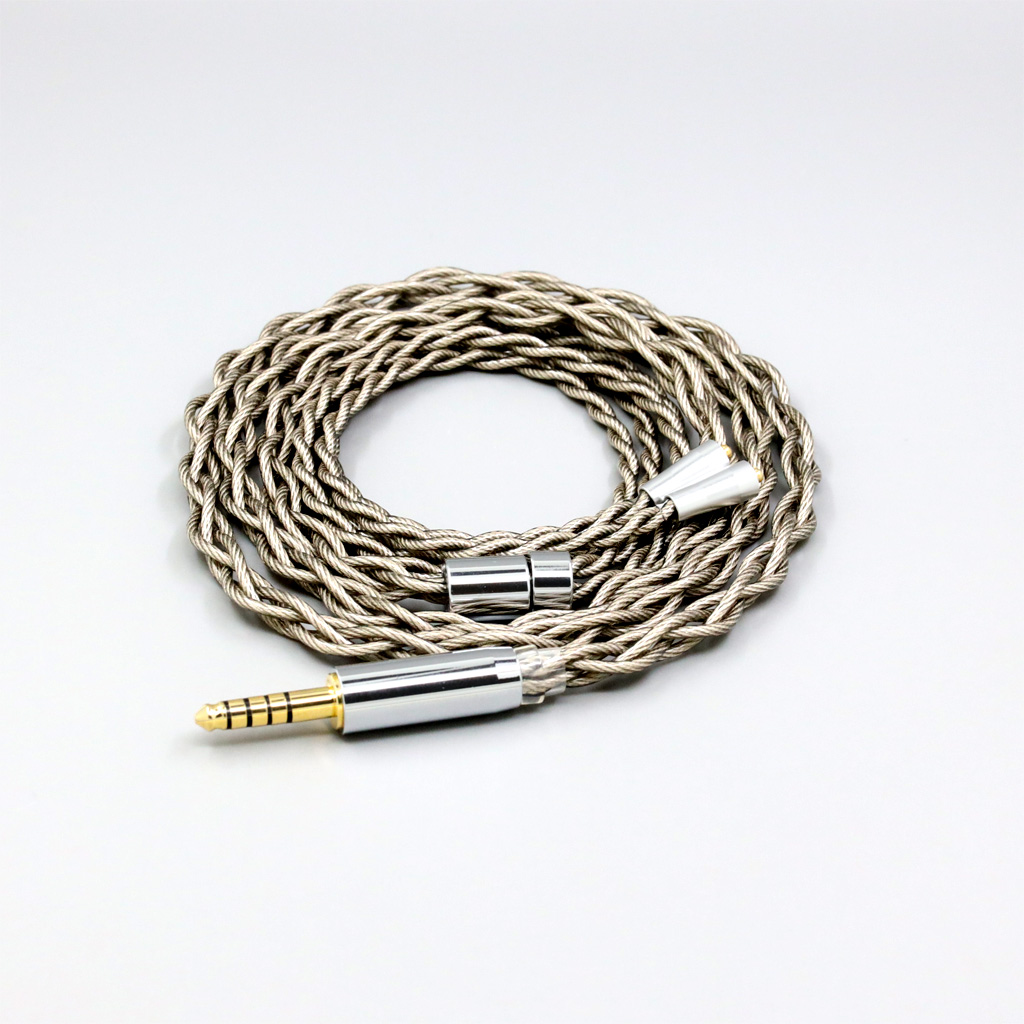 99% Pure Silver + Graphene Silver Plated Shield Earphone Cable For Westone W40 W50 W60 UM10 UM20 UM30 UM40 UM50 Pro 
