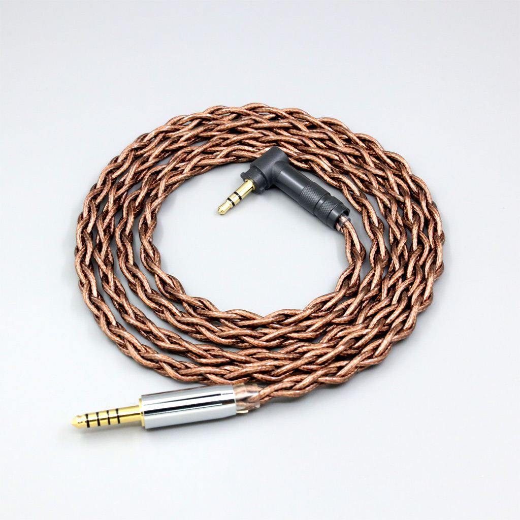 99% 24k Gold 7n Pure Silver Graphene Shield Earphone Cable For Fostex T50RP Mk3 T40RP Mk2 T20RP Mk2 Dekoni Audio Headphone