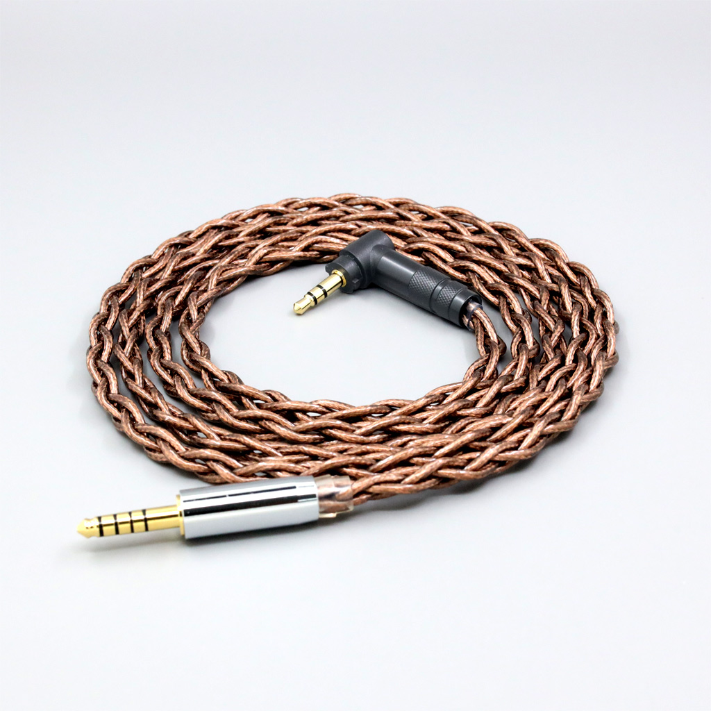 99% 24k Gold 7n Pure Silver Graphene Shield Earphone Cable For Fostex T50RP Mk3 T40RP Mk2 T20RP Mk2 Dekoni Audio Headphone