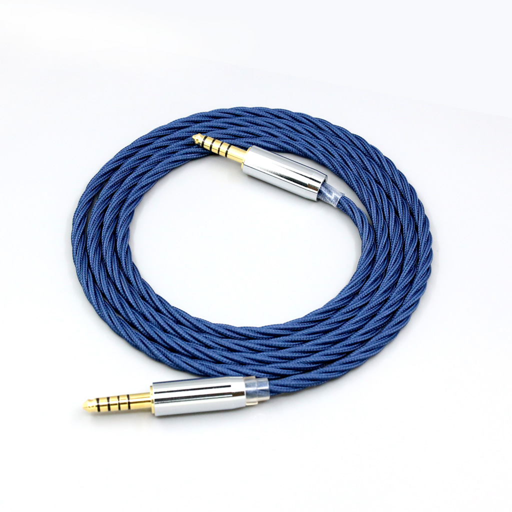 99% Pure Silver OCC Graphene Alloy Full Sleeved Earphone Cable For 4.4mm Male to 4.4mm Male