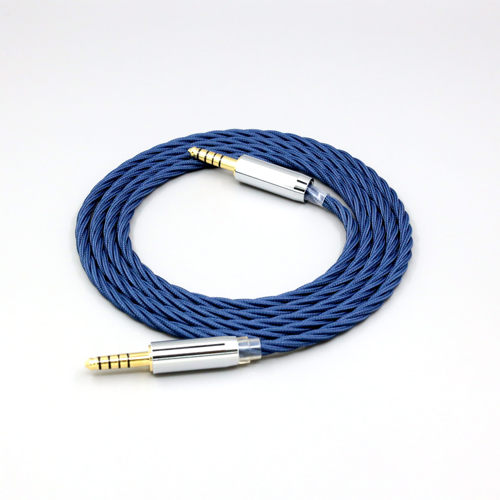 99% Pure Silver OCC Graphene Alloy Full Sleeved Earphone Cable For 4.4mm Male to 4.4mm Male