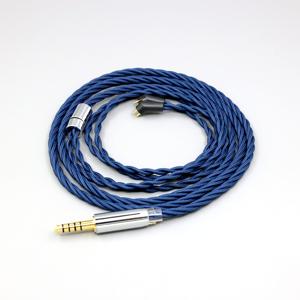 99% Pure Silver OCC Graphene Alloy Full Sleeved Earphone Cable For Etymotic ER4B ER4PT ER4S ER6I ER4 2pin