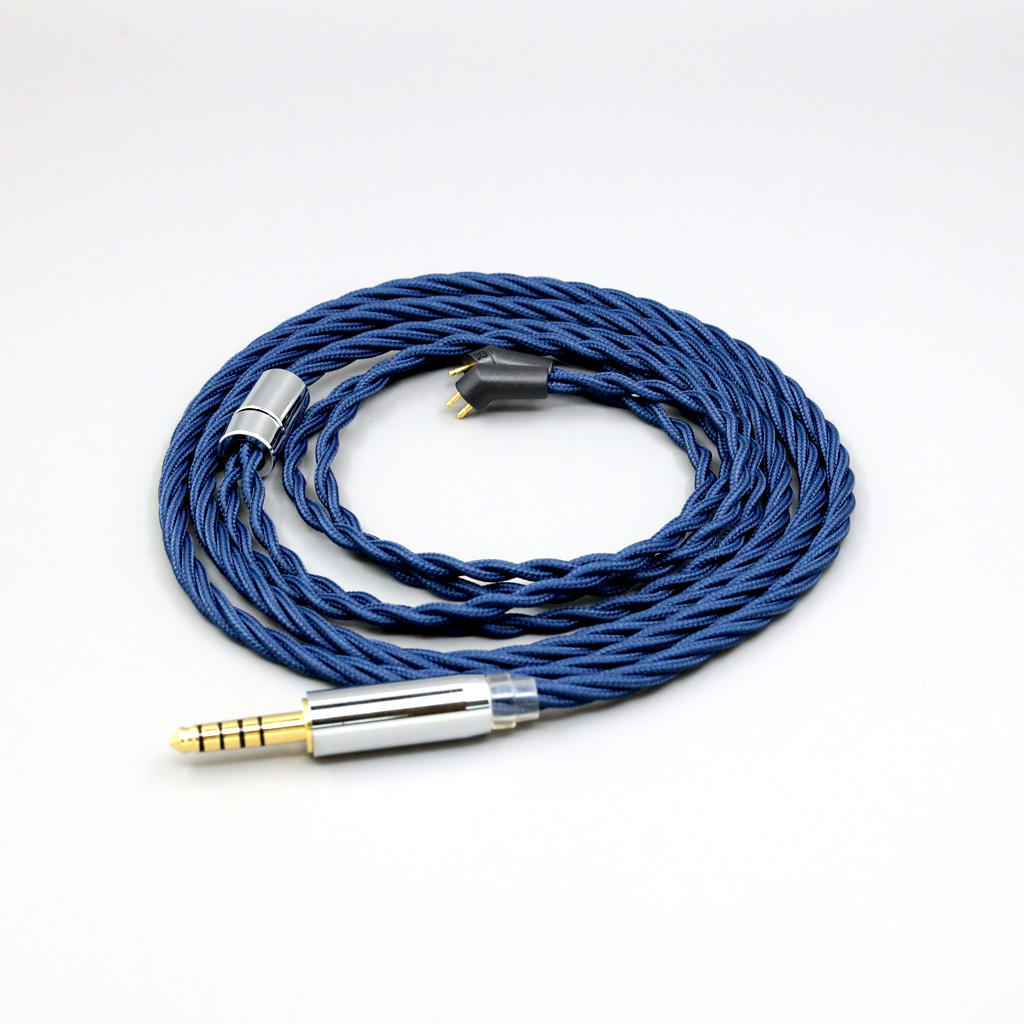 99% Pure Silver OCC Graphene Alloy Full Sleeved Earphone Cable For Etymotic ER4B ER4PT ER4S ER6I ER4 2pin