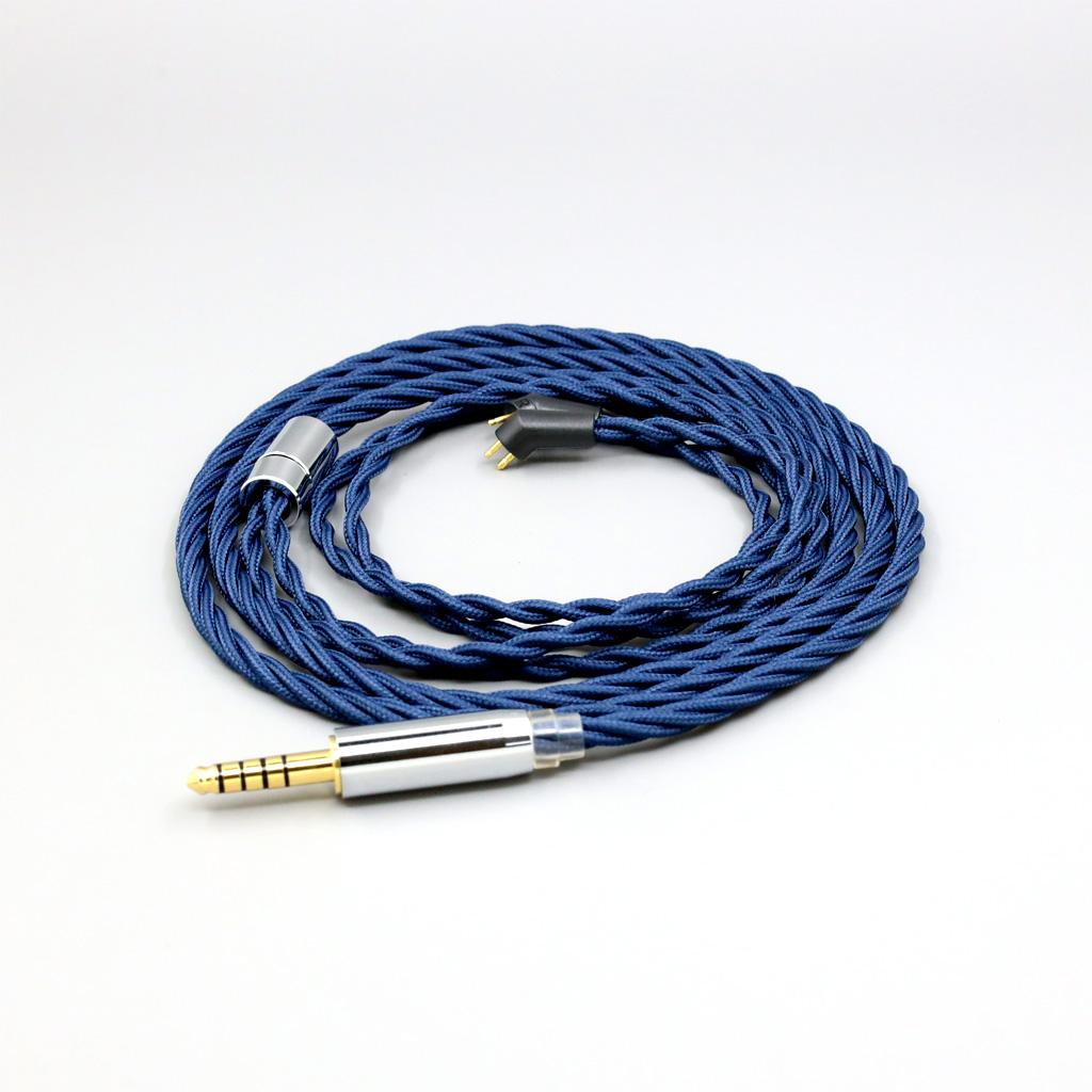 99% Pure Silver OCC Graphene Alloy Full Sleeved Earphone Cable For Etymotic ER4B ER4PT ER4S ER6I ER4 2pin