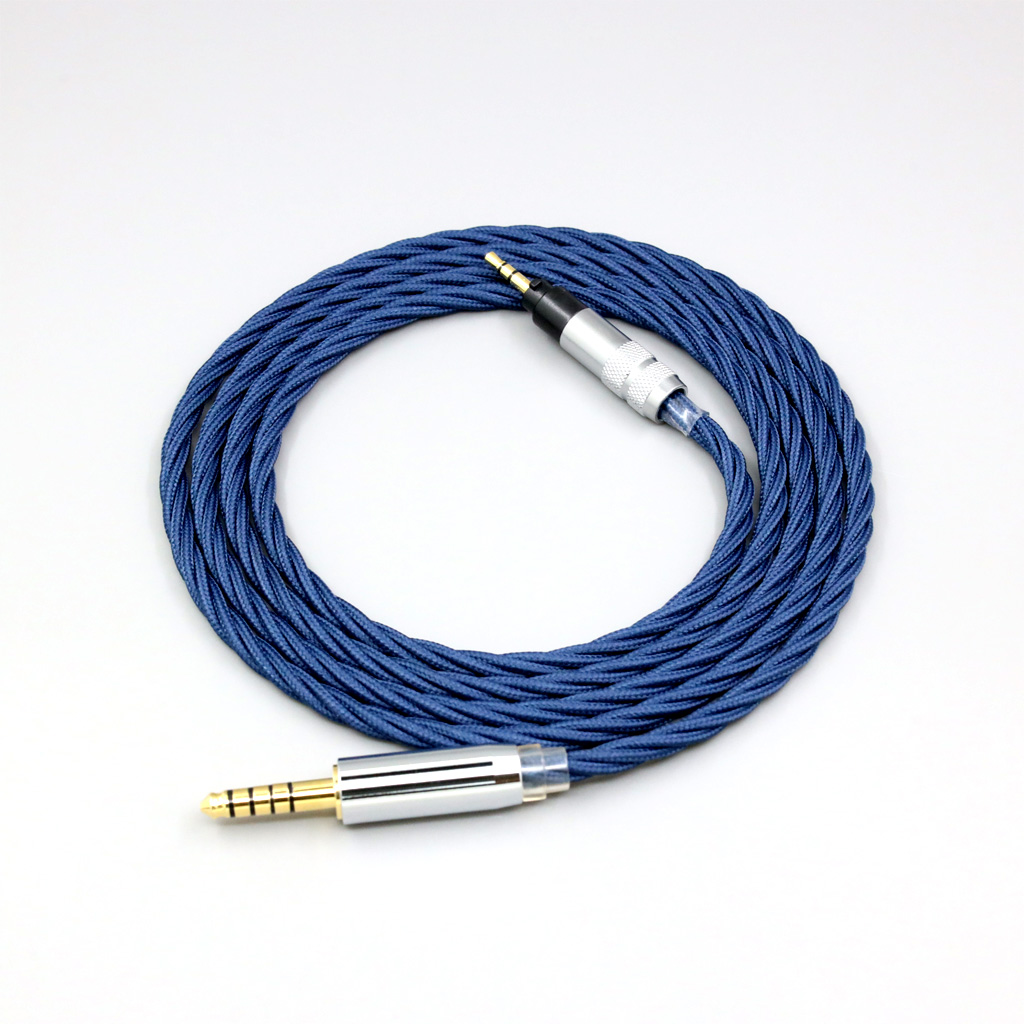 99% Pure Silver OCC Graphene Alloy Full Sleeved Earphone Cable For Sennheiser Urbanite XL On Over Ear Headphone