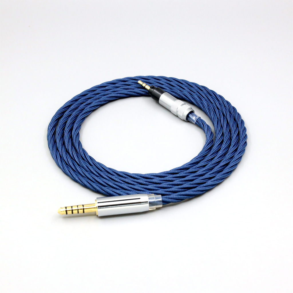 99% Pure Silver OCC Graphene Alloy Full Sleeved Earphone Cable For Sennheiser Urbanite XL On Over Ear Headphone