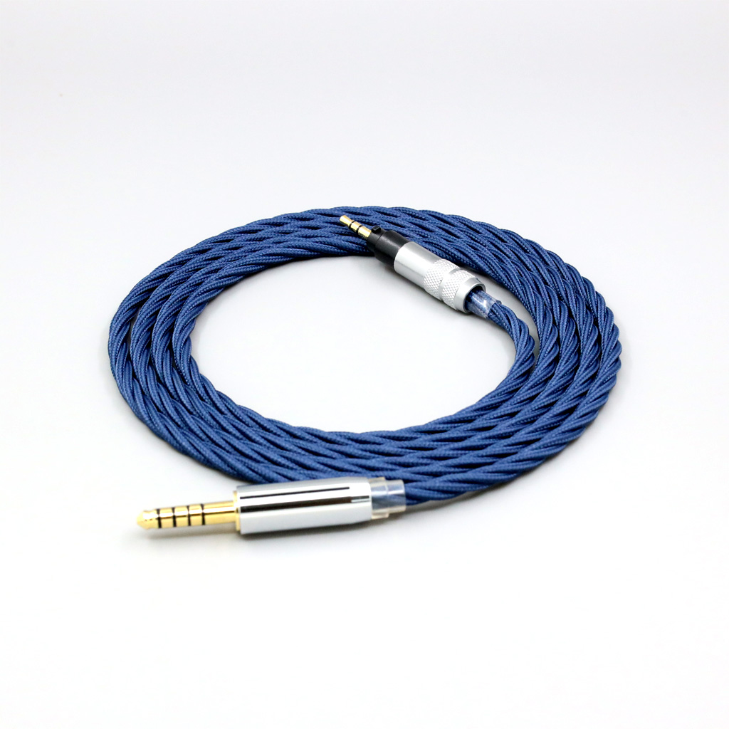 99% Pure Silver OCC Graphene Alloy Full Sleeved Earphone Cable For Sennheiser Urbanite XL On Over Ear Headphone