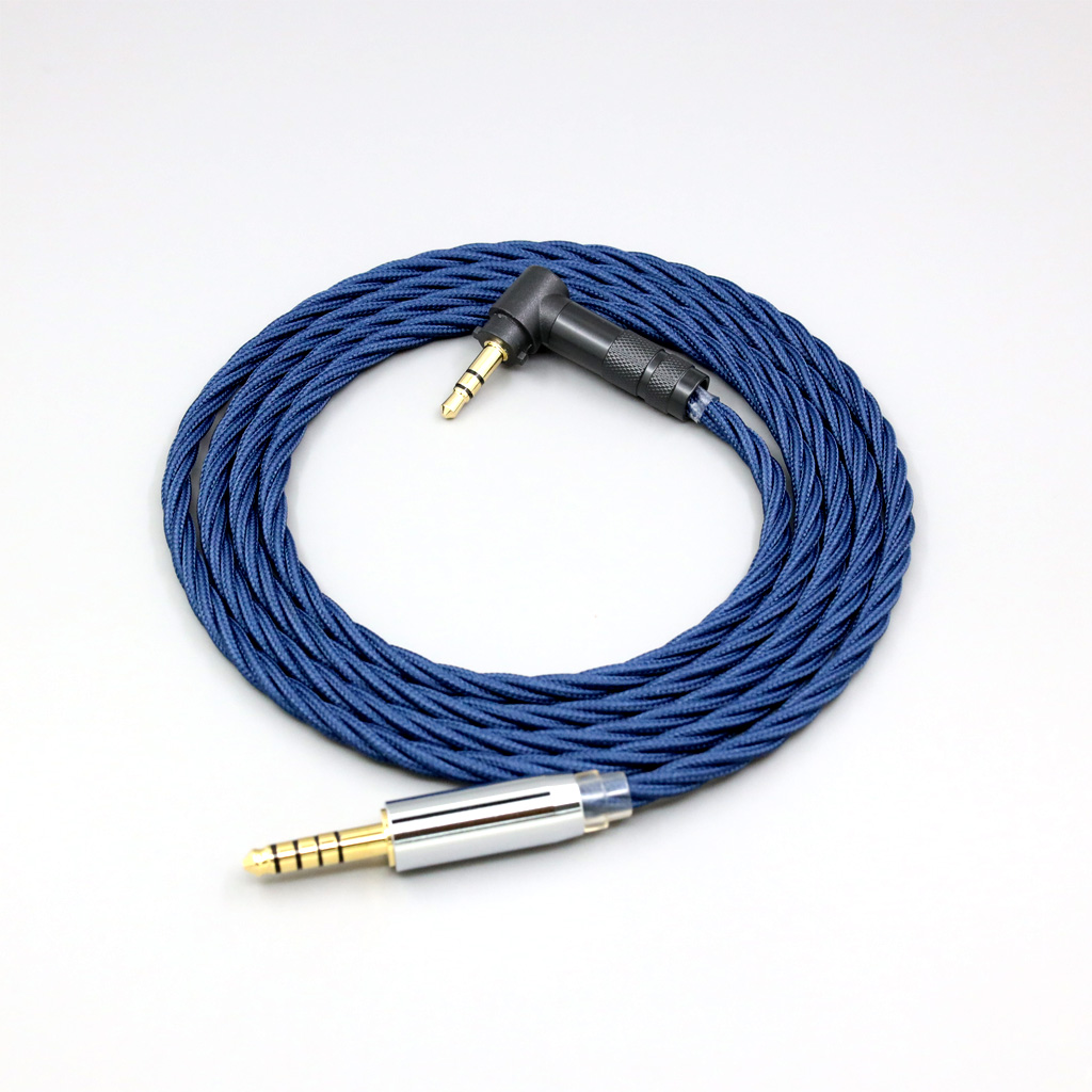 99% Pure Silver OCC Graphene Alloy Full Sleeved Earphone Cable For Fostex T50RP Mk3 T40RP Mk2 T20RP Mk2 Dekoni