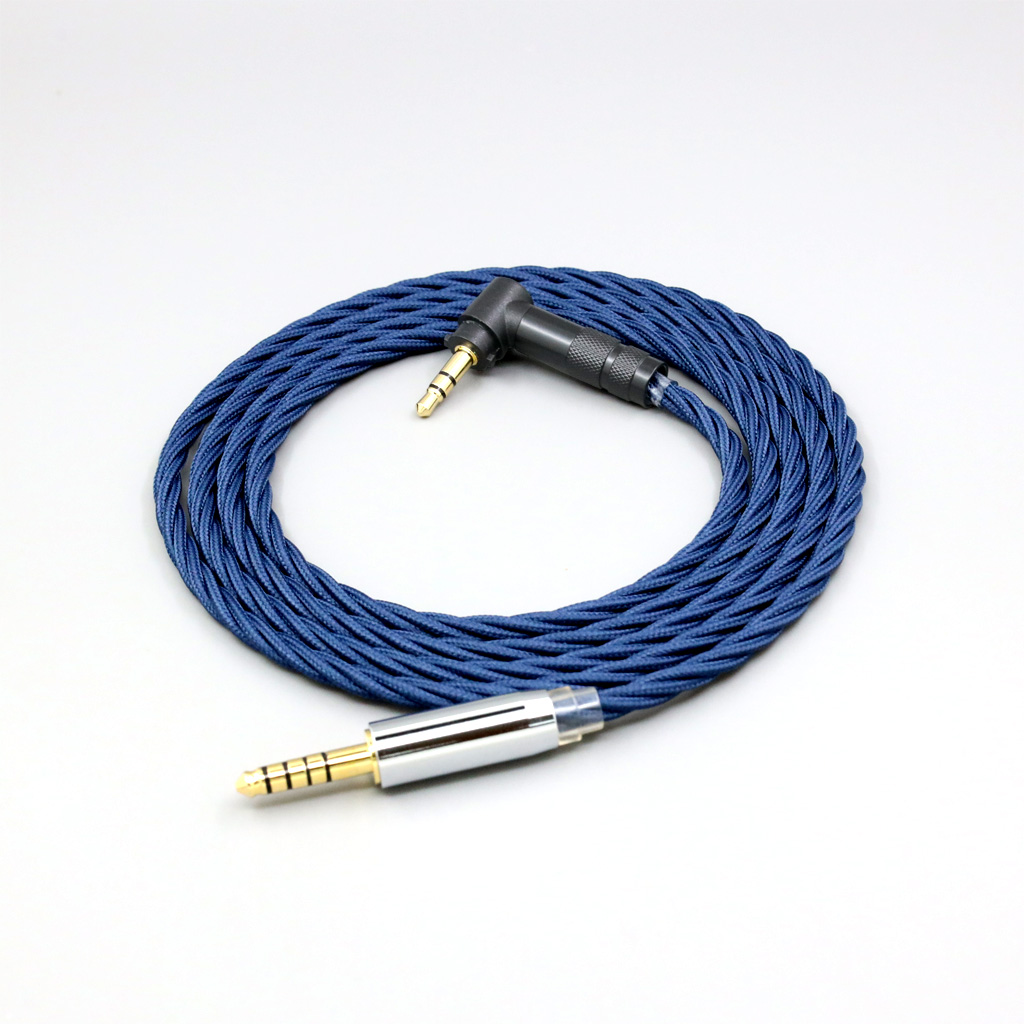 99% Pure Silver OCC Graphene Alloy Full Sleeved Earphone Cable For Fostex T50RP Mk3 T40RP Mk2 T20RP Mk2 Dekoni