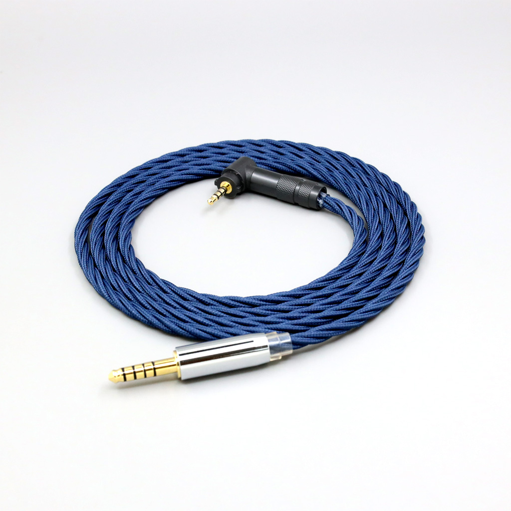 99% Pure Silver OCC Graphene Alloy Full Sleeved Earphone Cable For Fostex T50RP 50TH Anniversary RP Stereo Headphone