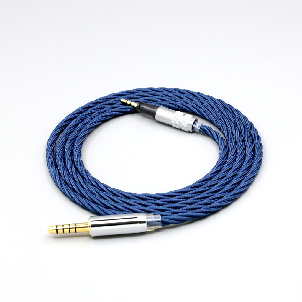 99% Pure Silver OCC Graphene Alloy Full Sleeved Earphone Cable For Sennheiser Momentum 1.0 2.0 Headphone 